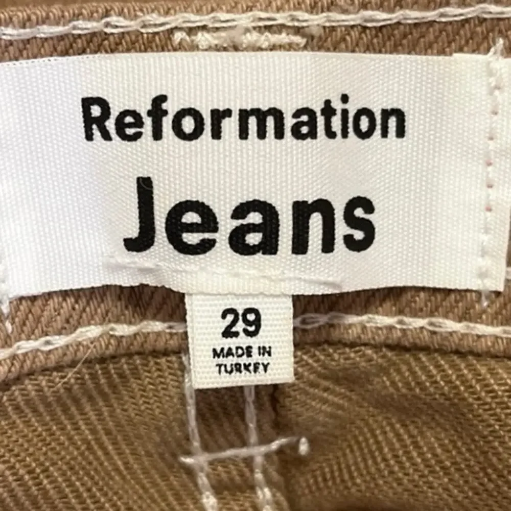 Reformation khaki tan